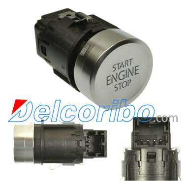 VW 5G19598393Q7, 5G1959839A3Q7 Ignition Switch