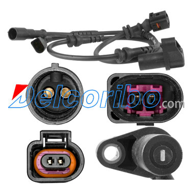 VOLKSWAGEN 7D0927808, 7D0-927-808 ABS Wheel Speed Sensor