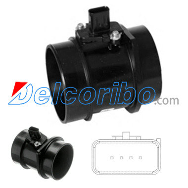 FORD 1352840, 1365122, 4M5112B579CB, 4M5112B579CC Mass Air Flow Sensor