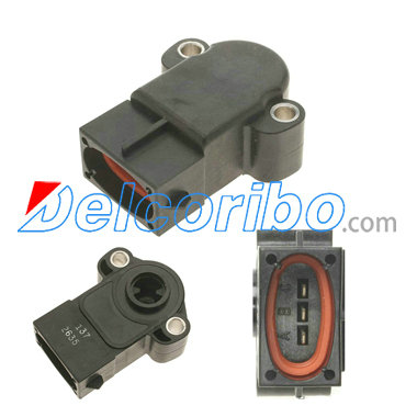 FORD E67F9B989AA, E67F9B989BA, E6TZ9B989B, E6VE9A486AA Throttle Position Sensor