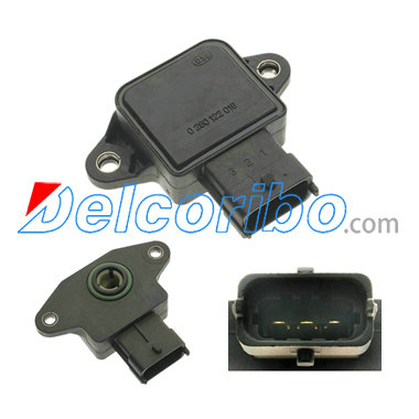 PORSCHE 99660611600, 996-606-116-00 Throttle Position Sensor