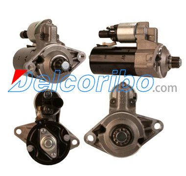 VW 02E-911-024A, 02E911024A, 02E-911-024AX, 02E911024AX, BOSCH 0001123044, 0-001-123-044 Starter Motors