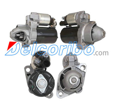 VW 06C911023, BOSCH 0001107421, 0-001-107-421, 0001107422, 0-001-107-422, Starter Motors