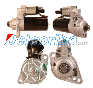 VW 02Z911023H, 02Z911023F, 02Z911023FX, 02Z911023HX, 02Z911024J, 02Z911024JX Starter Motors