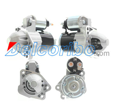 MAZDA ZJ01-18-400, ZJ0118400, ZJ01-18-400A, ZJ0118400A, MITSUBISHI M000T91381, M0T91381 Starter Motors