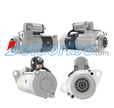 CATERPILLAR 3T5649, 6T7004 DENSO 028000-8230, 0280008230, 128000-1050, 1280001050 Starter Motors