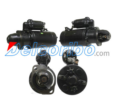 BOSCH 0001368046, 0-001-368-046 CASCO CST10701, CST21606, ELSTOCK 45-2432, 452432, HATZ 50195400 Starter Motors